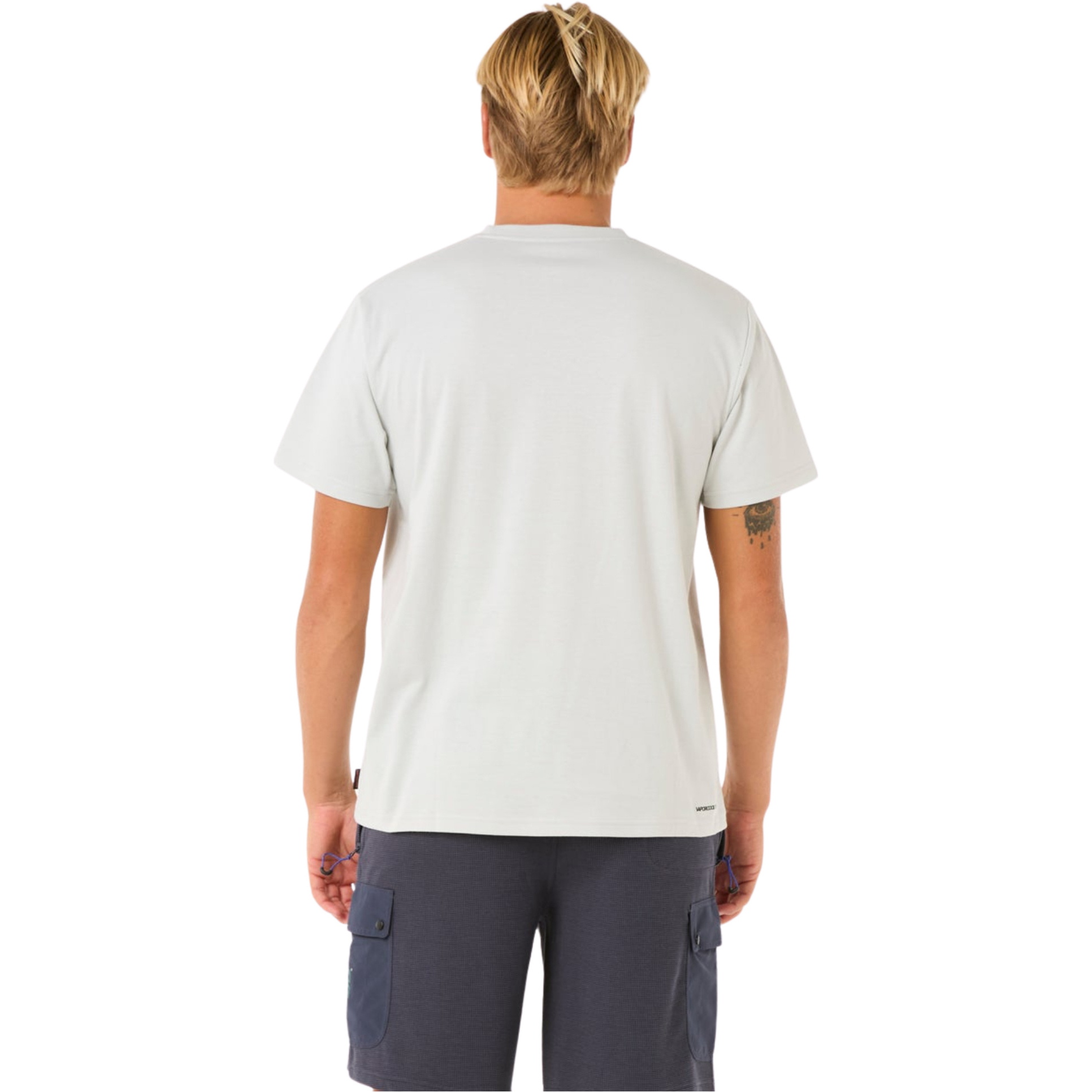 2025 Rip Curl Männer Vaporcool Searchin Tee 0NMMTE - Iced Grey